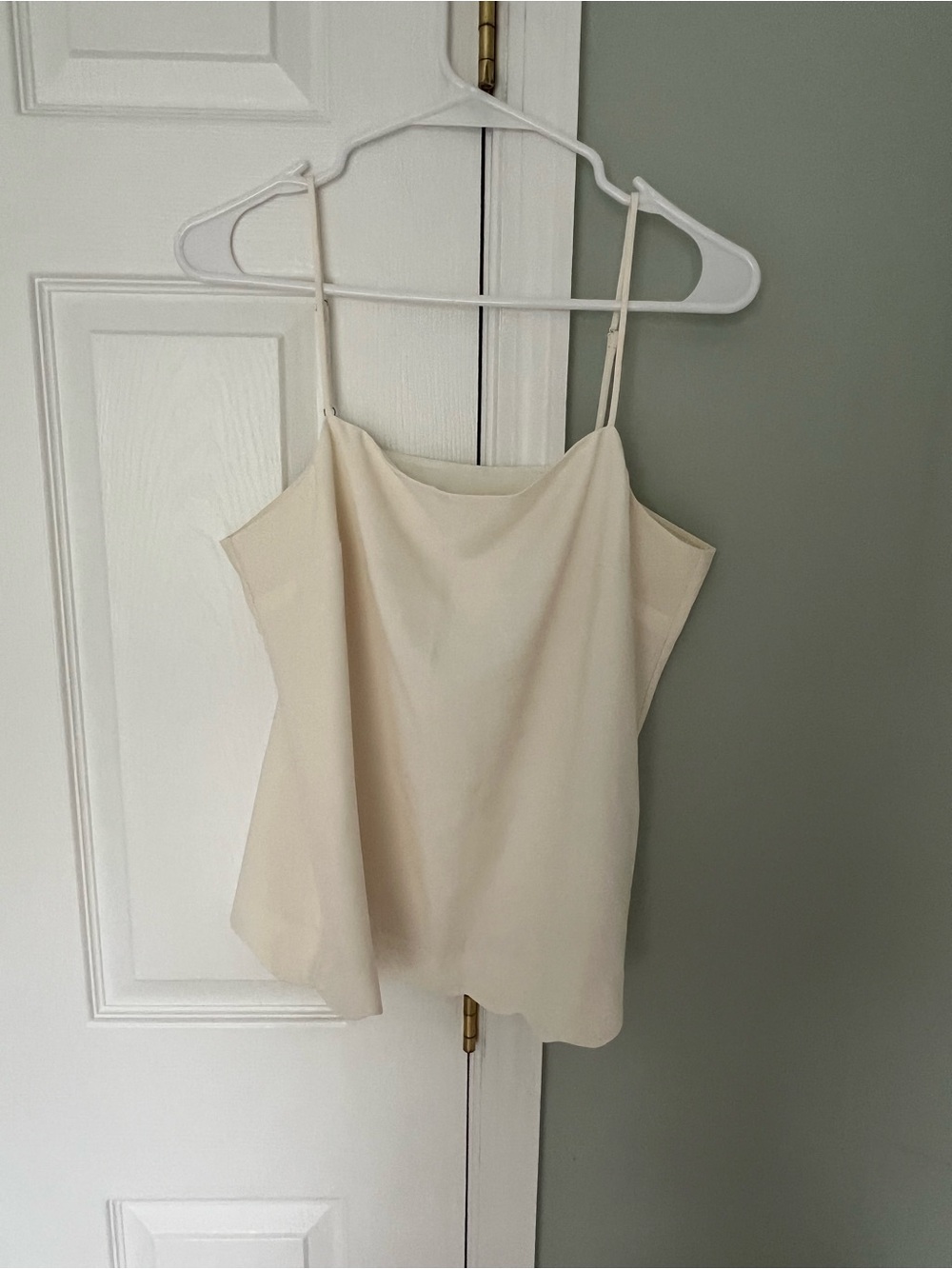 J. Crew Cream Spaghetti Strap Cami